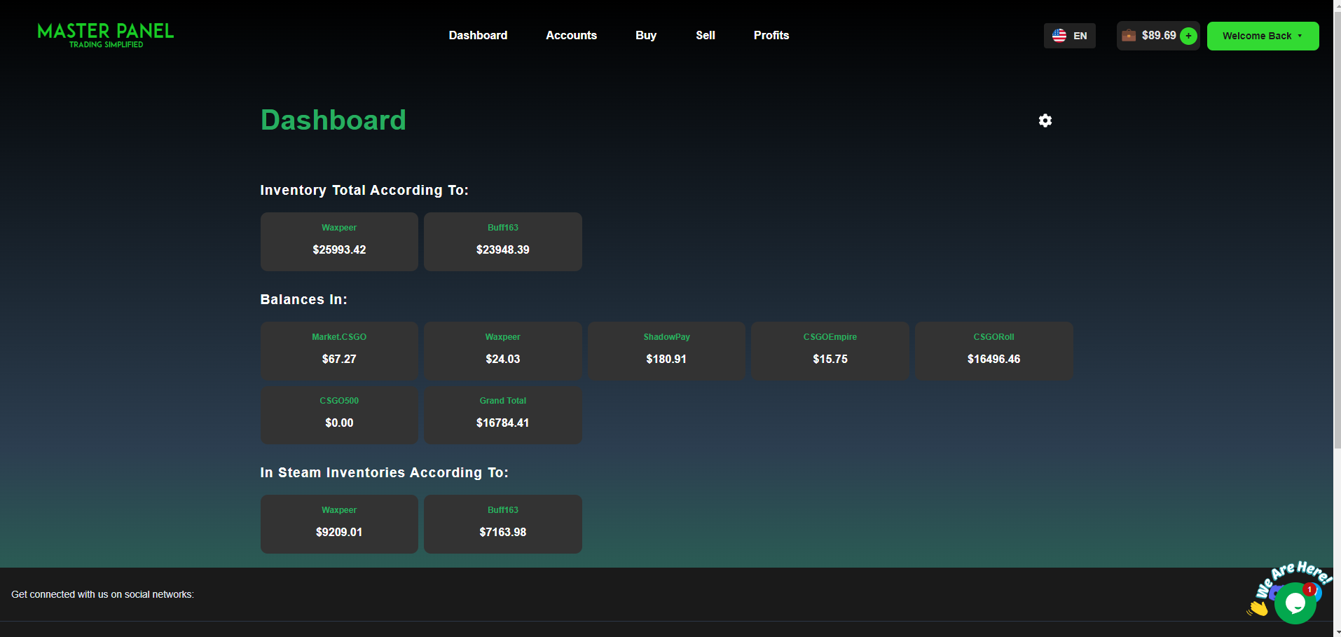 Dashboard Example